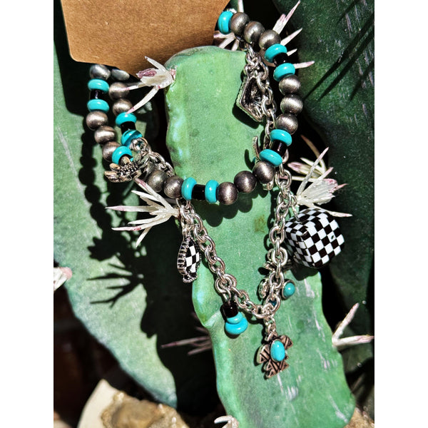 Western Wrap Charm Bracelet