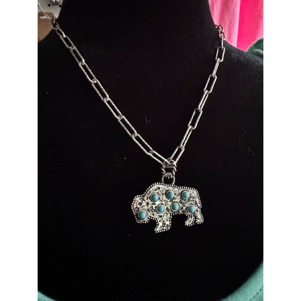 Roamer Buffalo Necklace