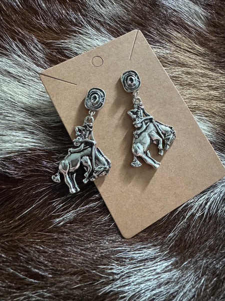 Bronc Dangle Earrings