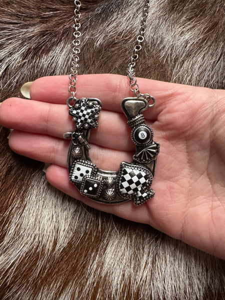 Punchy Horseshoe Necklace