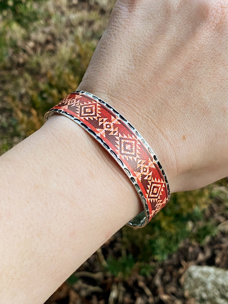 Aztec Cuff Bracelet