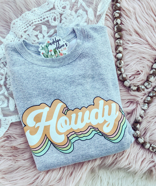 Retro Howdy - Graphic Top