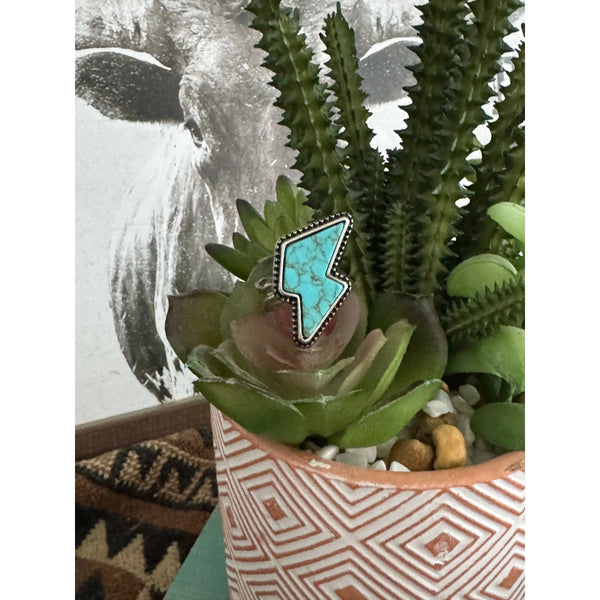 Turquoise Bolt Ring
