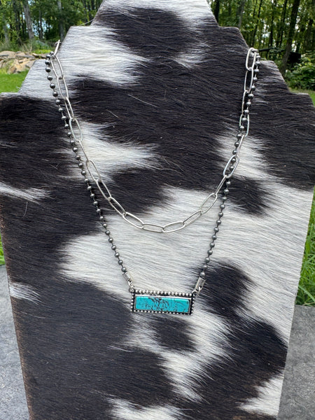 Layered Bar Necklace