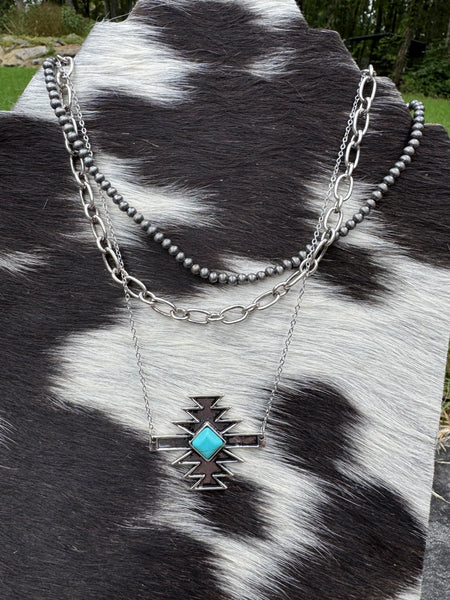 Layered Southwestern Necklace
