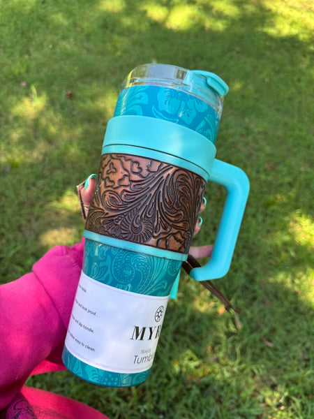 Wide Wyoming Tumbler - Blue