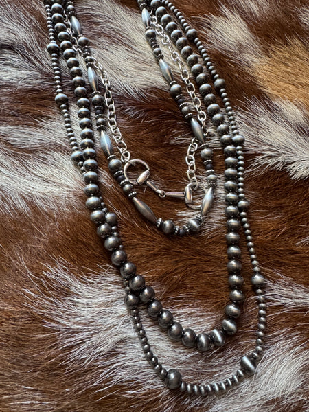 Layered Horsebit Necklace