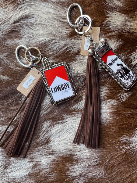 Western Fringe Keychain