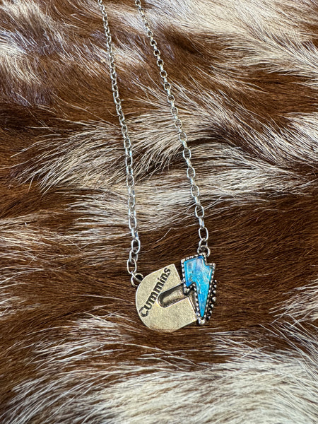The "Truck Lightning" Western Statement Necklace