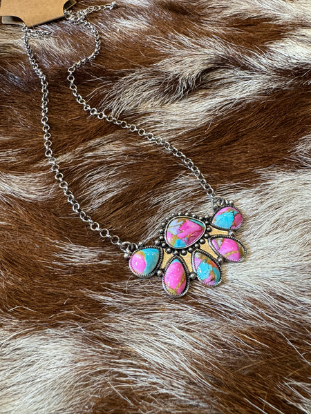 The "Painted Desert" Mojave Statement Necklace