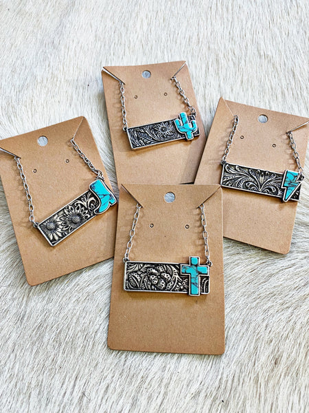 Our ~ VIRAL ~ Western Bar Necklaces