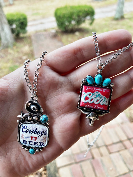 Cowboys & Beer Necklace