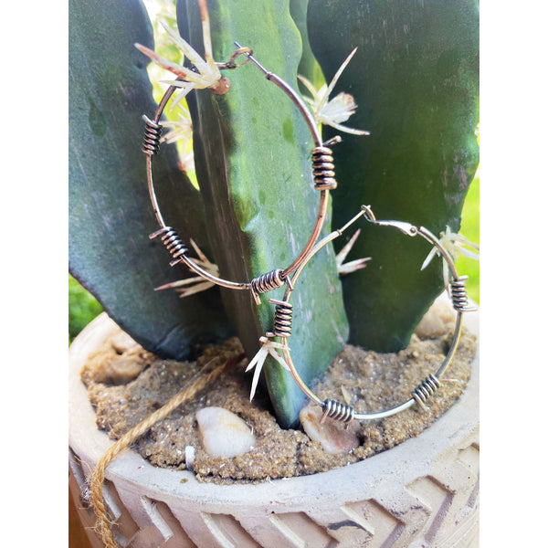 Punchy Barb Hoops