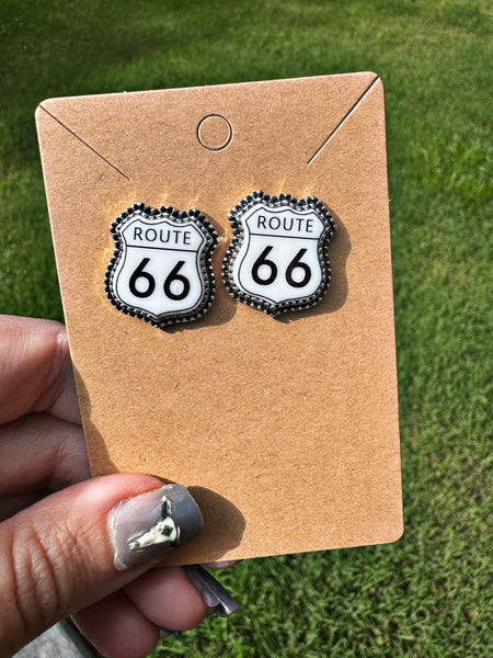 Route 66 Earrings