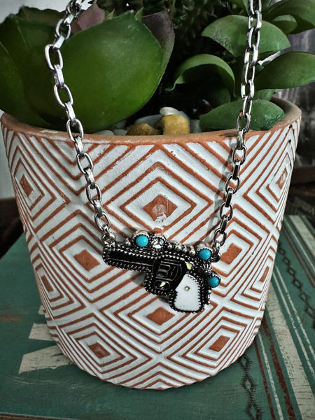 Hotter than a 2 Shot Necklace