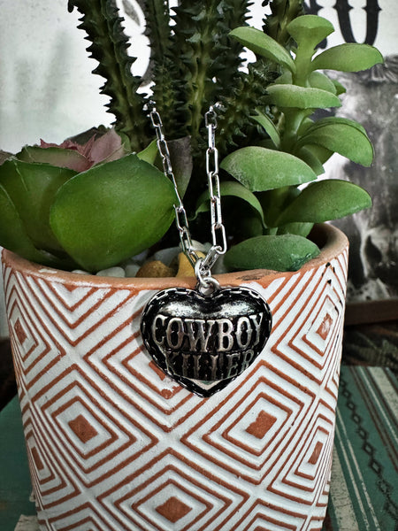 Cowboy Killer Heart Necklace