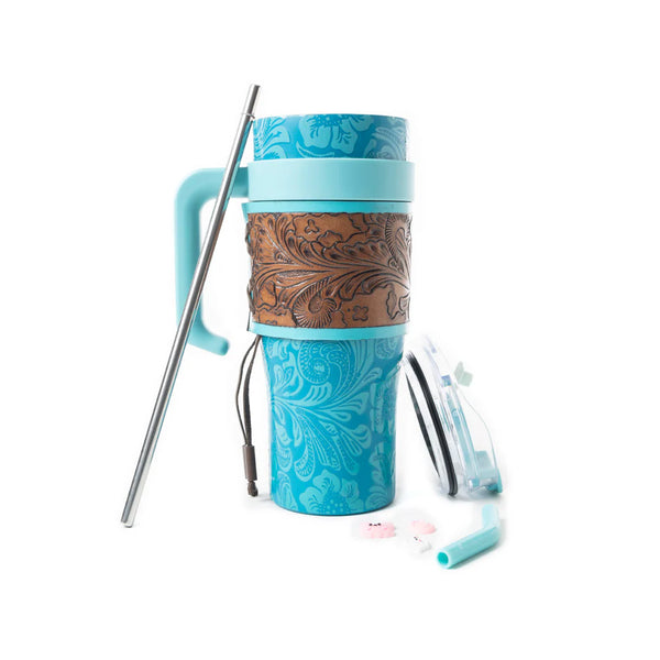 Wide Wyoming Tumbler - Blue