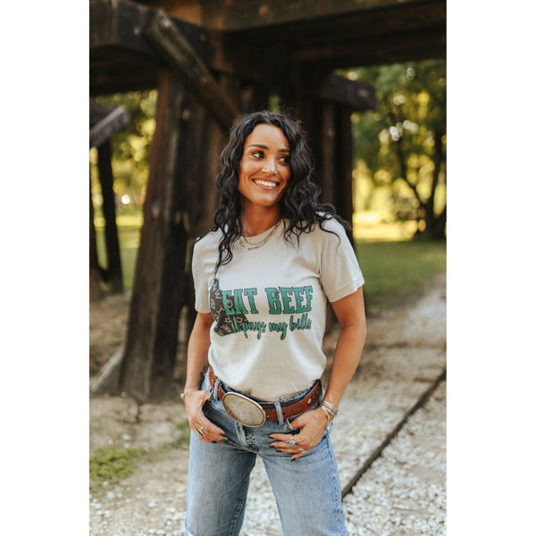 Eat Beef It Pays My Bills Graphic Tee