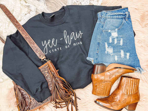 Yee-Haw State of Mind- Graphic Top