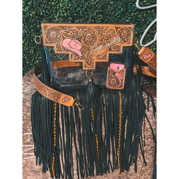 Howdy NFR Clear Bag a Haute Southern Hyde by Beth Marie Exclusive