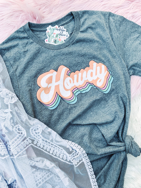 Retro Howdy - Graphic Top