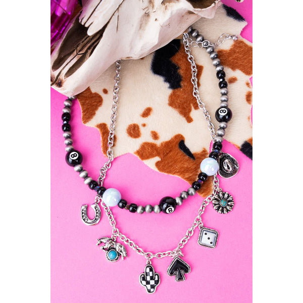 Layered Punchy Cowgirl Necklace Set