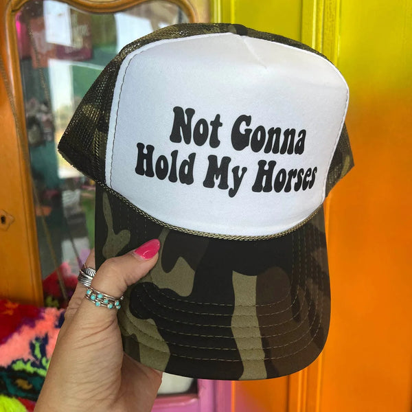 Not Gonna Hold My Horses Snapback