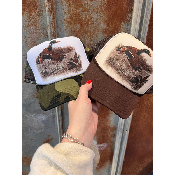 Retro Duck Trucker Hat