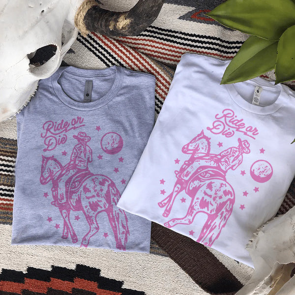 Ride Or Die Cowgirl Tee