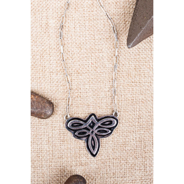 Bailey Boot Stitch Necklace