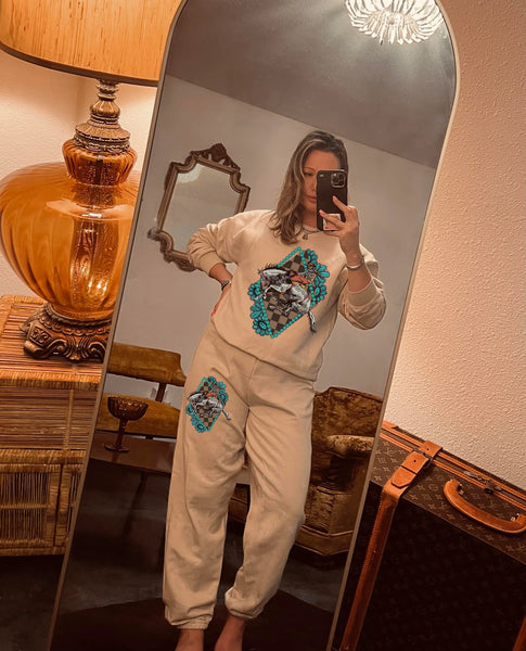Cowboy Diamond Sweatshirt or Sweatpants