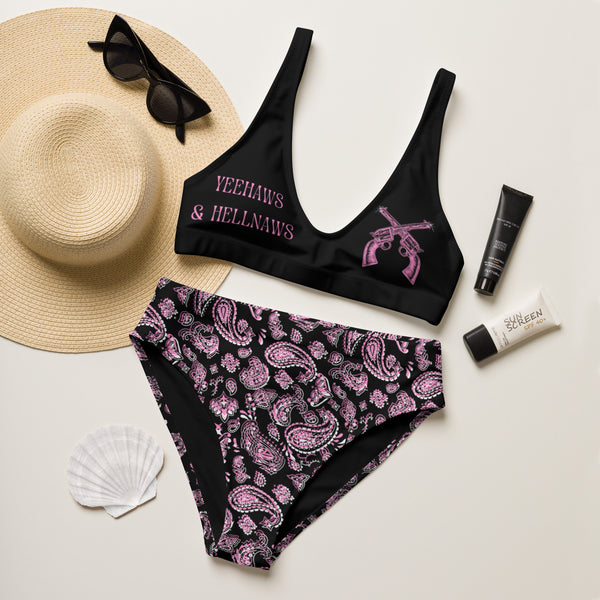 Yeehaws & Hellnaws High-Waisted Bikini