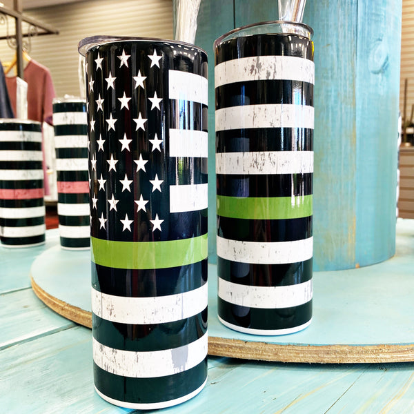 Thin Green Line 20 Oz Tumbler