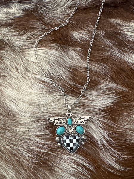 Don't Look Back Bar Necklace