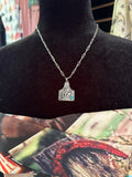 Bronc Cattle Tag Necklace