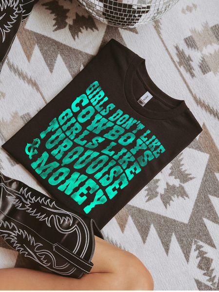 Turquoise & MONEY Tee/Sweatshirt