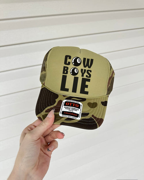 Cowboys Lie Trucker Hat (Multiple Color Options)
