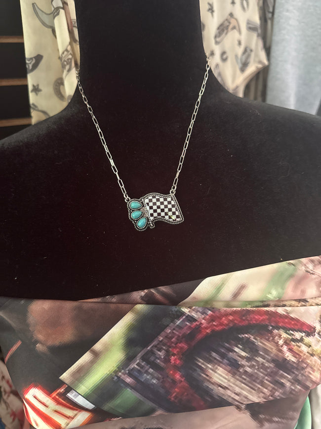Victory Lap Western Necklace