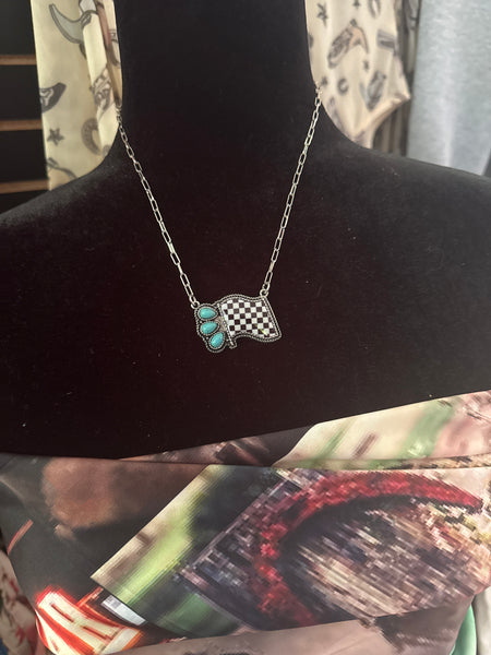 Victory Lap Western Necklace