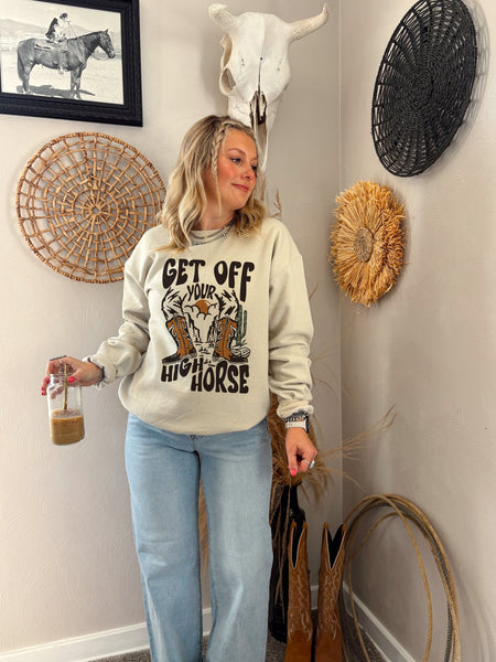 GET OFF YOUR HIGH HORSE