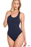 PREMIUM COTTON RACER BACK TANK BODYSUIT~ Multiple Colors