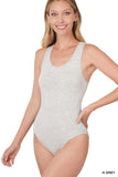 PREMIUM COTTON RACER BACK TANK BODYSUIT~ Multiple Colors