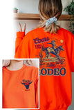 Rodeo Bull Skull Beer Sweatshirt