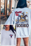 Rodeo Bull Skull Beer Sweatshirt
