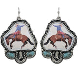 Rodeo Cowboy Earrings