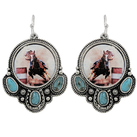 Rodeo Cowboy Earrings