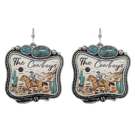 Rodeo Cowboy Earrings