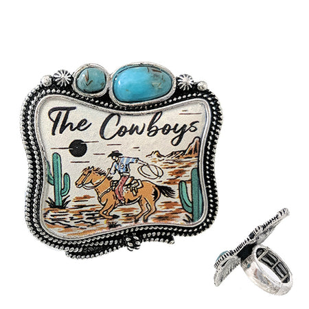 Rodeo Cowboy Earrings