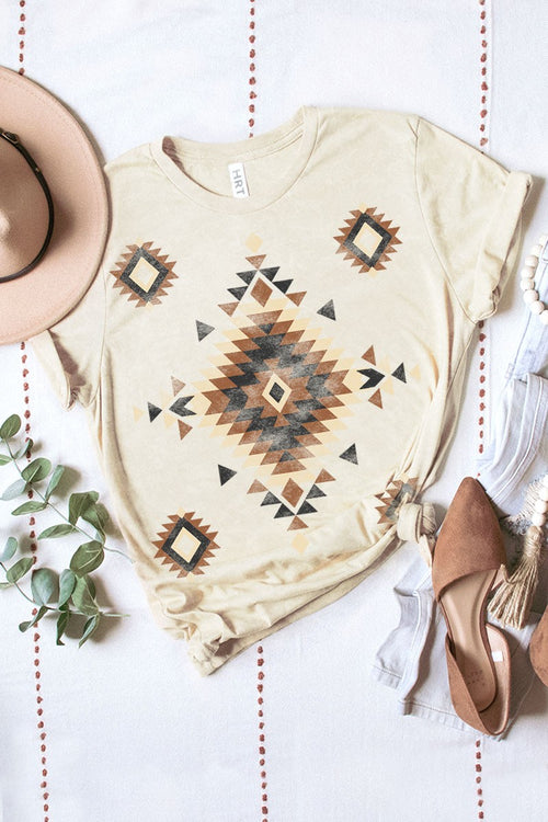 Southwestern Tribal Pattern Mineral Graphic Tee