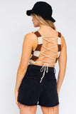 Lace Back Crochet Top